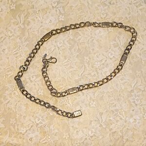 Express Silver Chain Belt